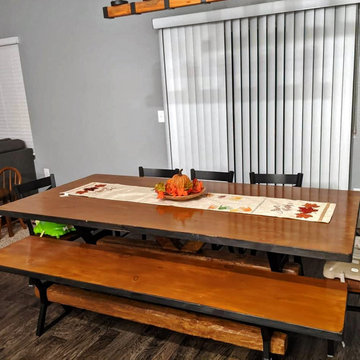 Knotty Pine Wide Plank (Face Grain) Countertop