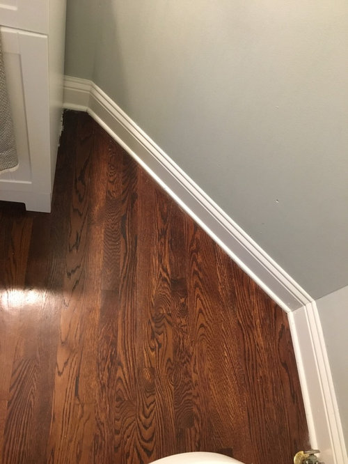 Awkward space in Powder Room. What to do??