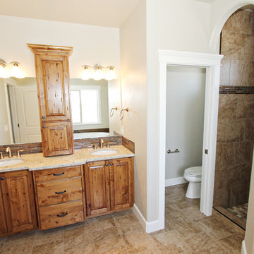 Distressed Knotty Alder Bathrooms, Twin Falls, ID