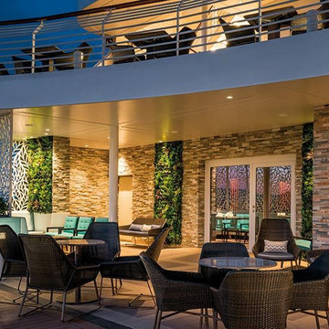 VistaFolia Faux Vertical Garden - Cruise ship Design
