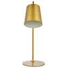 Lena 1-Light Brass Table Lamp