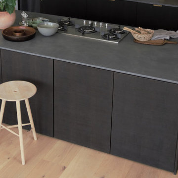Küchenarbeitsplatte mit Beton Ciré