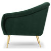 Lucie Emerald Green Occasional Chair