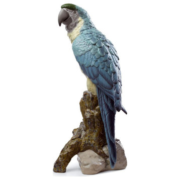Lladro Macaw Bird Figurine 01008388