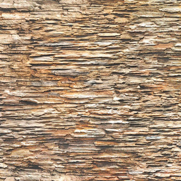 Brown Slate 3D Wall Panels, Set of 5, Covers 33 Sq Ft