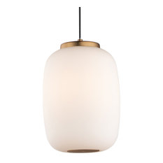 ET2 E25064-92 Soji 2 Light 7"W LED Mini Pendant - Black / Gold