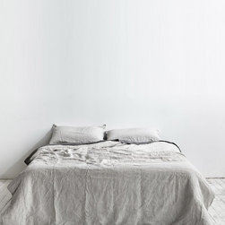Stripe Linen Duvet Set | In Bed - Products