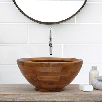 Teak bathroom sink 'Adela'