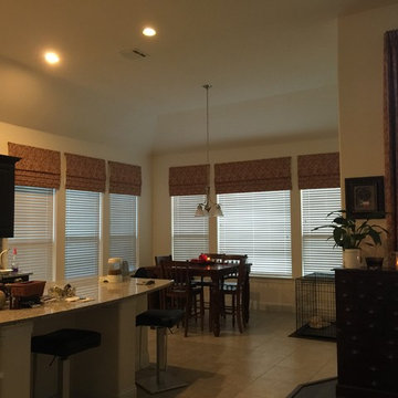 Mock Roman Shade Valances - Hickory Creek, Texas