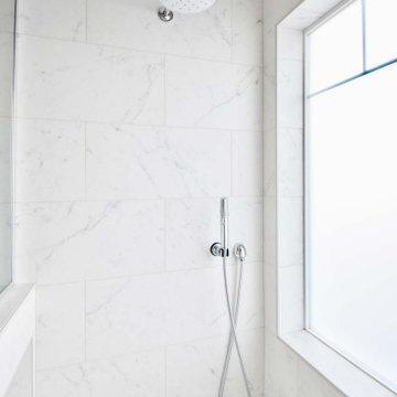 Warm Contemporary Master Bathroom