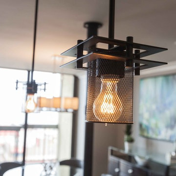 Warm Modern Meets Sophisticated Industrial