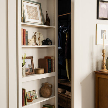 Cottage Core Livingroom with Secret Closet