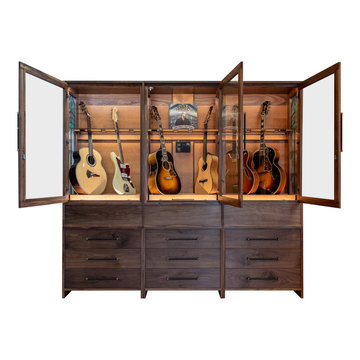 Luke Combs humidity controlled guitar cabinet