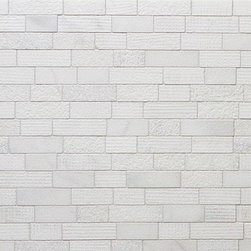 Shift Brick Mosiac in White - Tile