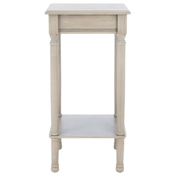 Ainsley Squeare Accent Table, Greige