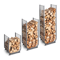 Contemporary Log Holders - Firewood Storage & Log Racks