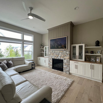 Living room Fireplace Built Ins