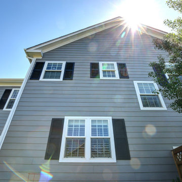 Partial Siding Replacement | Full House Painted