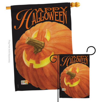 Jack O Lantern Fall Halloween Flags Set