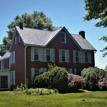 Stone Blend Metal Slate Roof Installation on Historic Home in Middletown, DE