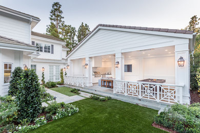 Inspiration for a timeless home design remodel in Orange County