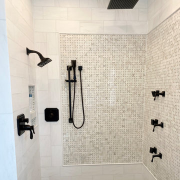 Classic, Beautiful Marble Shower