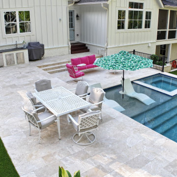 Elevated View of Pool & Entertaining Terrace