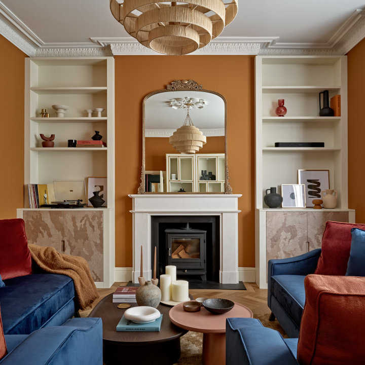 75 Beautiful Living Room Feature Wall Ideas and Designs - January 2026 ...