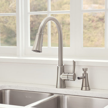 Lustertone Classic Stainless Steel Double Bowl Undermount Sink with Perfect Drai