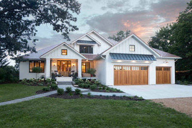Example of a trendy exterior home design in Minneapolis