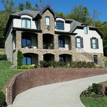 Painted Brick Exterior