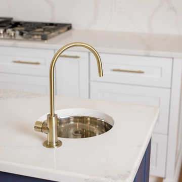 Custom Kitchen Island with Sink