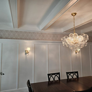 Wallpaper installation Dining Room in Greeley