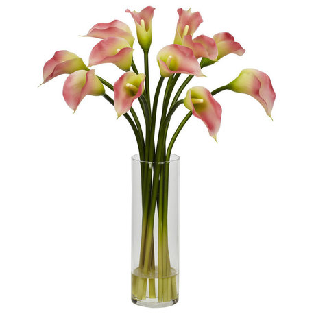 Mini Calla Lily Flower Arrangement, Pink