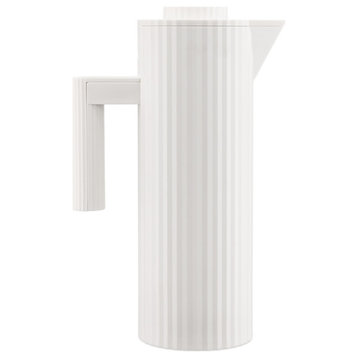 Alessi "Plissé" Collection Thermo Insulated Jugg , White