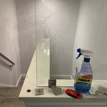 Residential Glass Stair Case