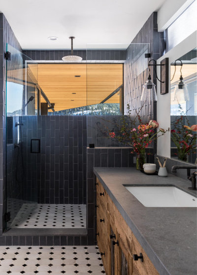 Rustic Bathroom by Marsden Architects
