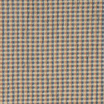 Blue, Beige, Orange and White Check Southwest Upholstery Fabric By The Yard - This southwest chenille upholstery fabric is great for all indoor upholstery applications. This material is uniquely soft, durable and made in America! Any piece of furniture will look great upholstered in this material.