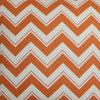 Deion Zigzag Pillow Orange White 18"x18"