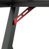 Brindisi Gaming Computer Desk with LED Lights in Black, 48"