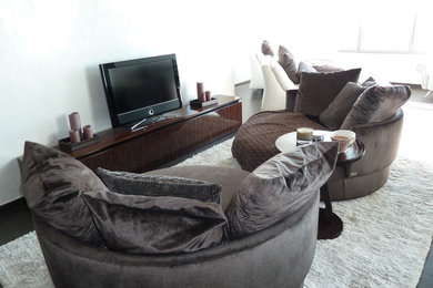 Example of a trendy home design design in Nice