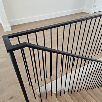 Project #119 | White Oak Staircase with Stacked Bullnose Detail