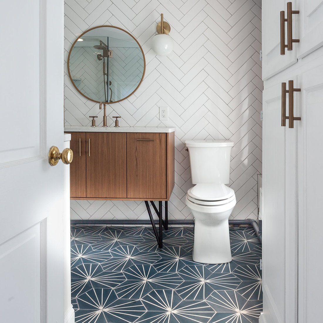 Mid Century Bathroom