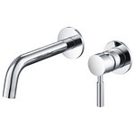 Isenberg - Isenberg 100.1800 Single Handle Wall Mounted Bathroom Faucet, Chrome - **Please refer to Detail Product Dimensions sheet for product dimensions**