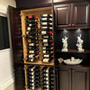 W Series Wine Rack 2 Wall Mounted Modern Metal Bottle Storage, Matte Black, 18 Bottles