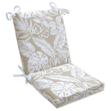 Pillow Perfect Delray Natural Square Chair Cushion