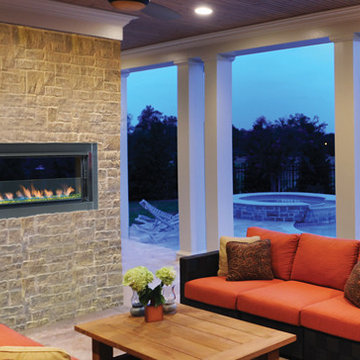 Astria Berlin Lights Gas Fireplace