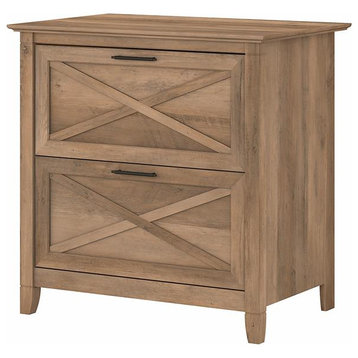 Key West 2 Drawer Lateral File Cabinet in Reclaimed Pine - Engineered Wood