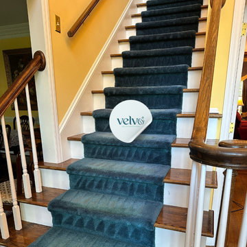 Deep Carpet Cleaning on Staircase