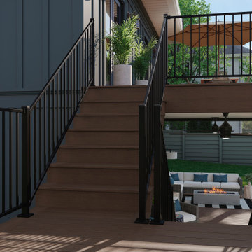 Trex® Deck with Composite Railing – Summerville, SC